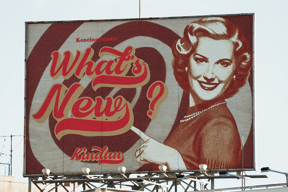 Kindan - Retro Font, a Handwritten Font by Pixel Picasso Studio (Photo 10 of 15)