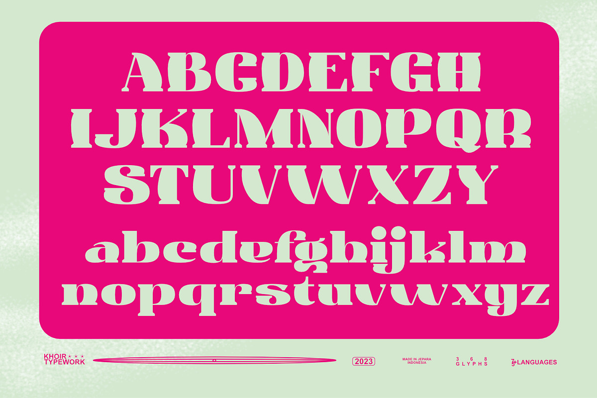 Mugi Serif, a Serif Font by Khoir (Photo 8 of 9)