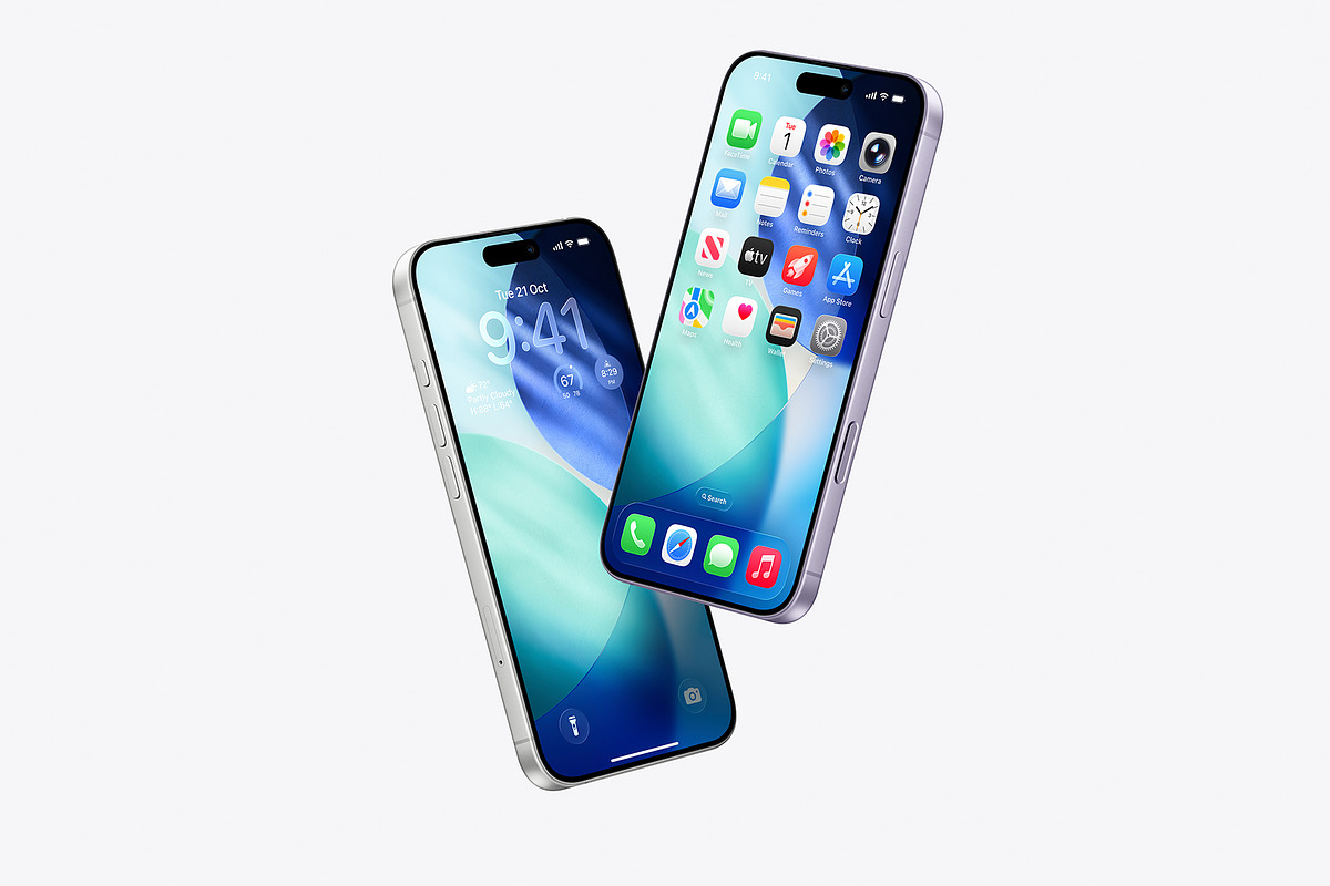 iPhone 17 - 24 Mockups Scenes, an iPhone Mockup by Asylab (Photo 59 of 61)