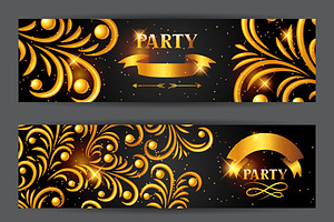 Celebration party banners., a Flyer Template by incomible