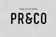 Pronk - retro vintage display font, a Sans Serif Font by Colt Type Co (Thumbnail 7 of 7)