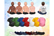 Family sitting Clipart PNG Custom, a Person Illustration by Podcliparts (Thumbnail 5 of 10)