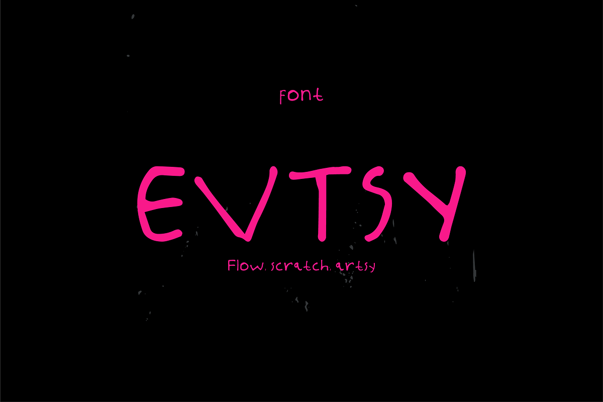 Evtsy, a Handwritten Font by baurstudio (Photo 1 of 6)