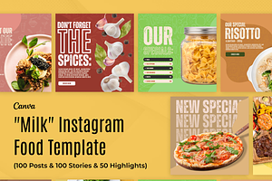 Food Instagram Kit Canva