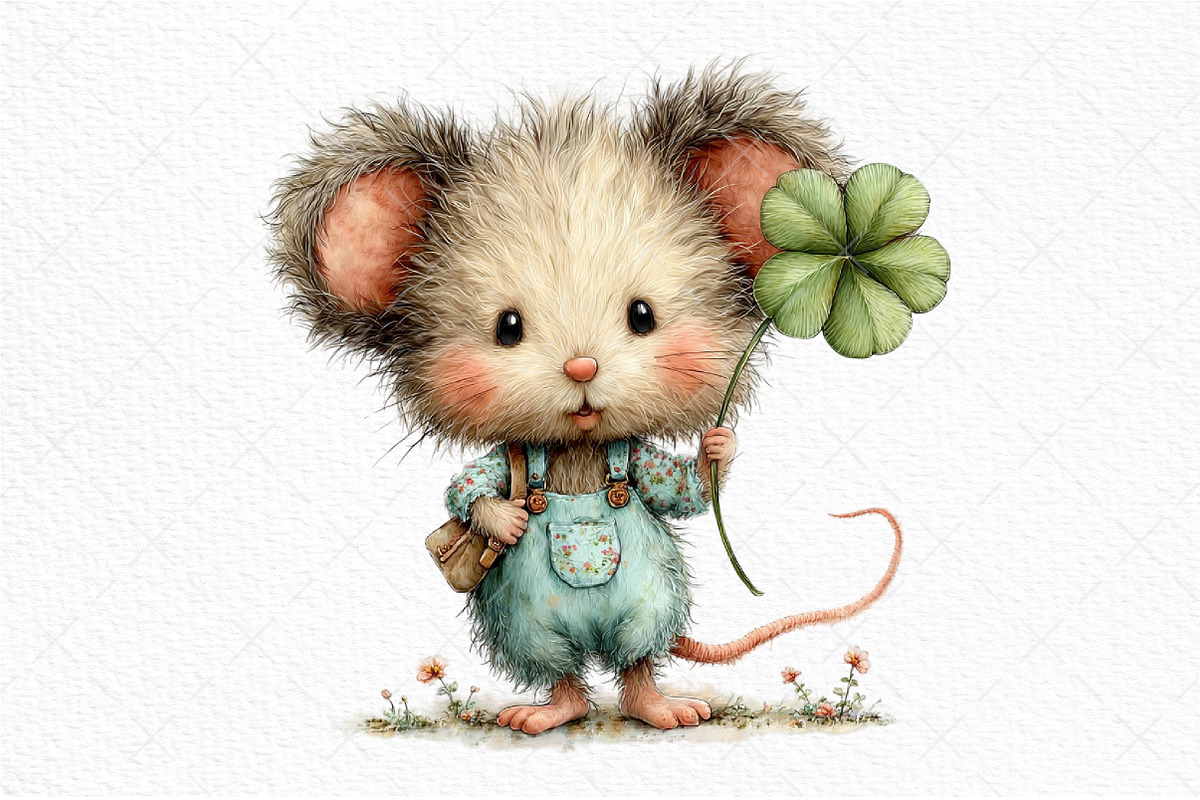 Cute St Patrick’s Animals Clipart, an Illustration by Craft Nest (Photo 11 of 11)