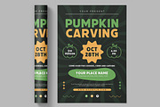 Pumpkin Carving Event Flyer, a Flyer Template by ContestDesign (Thumbnail 2 of 2)