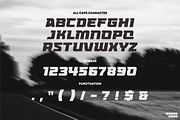 Broka - Sport Font, a Sans Serif Font by Vroz Studio (Thumbnail 2 of 7)