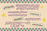 HAPPY TO BE HERE | FUNKY CHUBBY FONT, a Handwritten Font by Maria Feliz Fonts (Thumbnail 10 of 11)