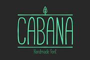 Cabana - Handmade Font, a Font by Adrien_Coquet (Thumbnail 1 of 5)