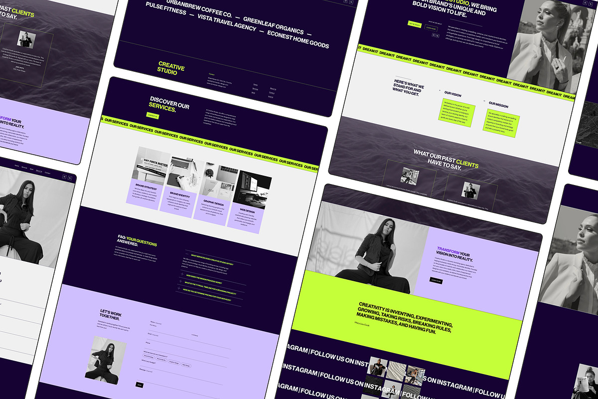 Squarespace Website Template | Bold, a Squarespace Template by Vermeulen Design Studio (Photo 3 of 8)