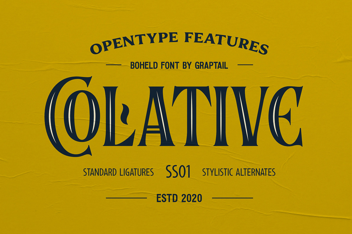 Boheld Font Collection preview 4