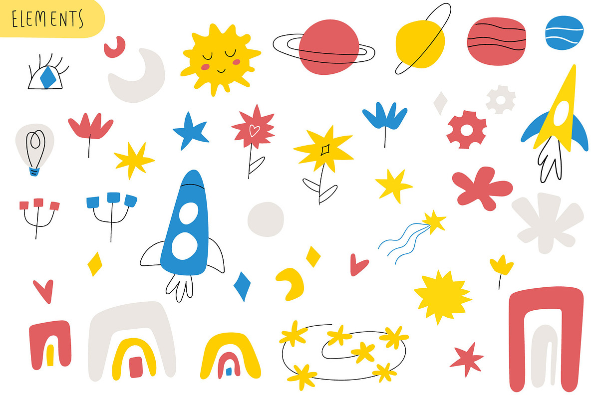 Space robots, an Illustration by cutelevindesign (Photo 6 of 15)