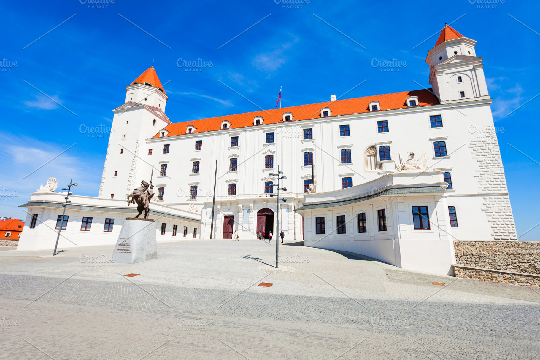 Castle in Bratislava, Slovakia, a Photo by saiko3p