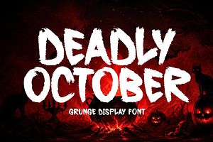 Deadly October Typeface