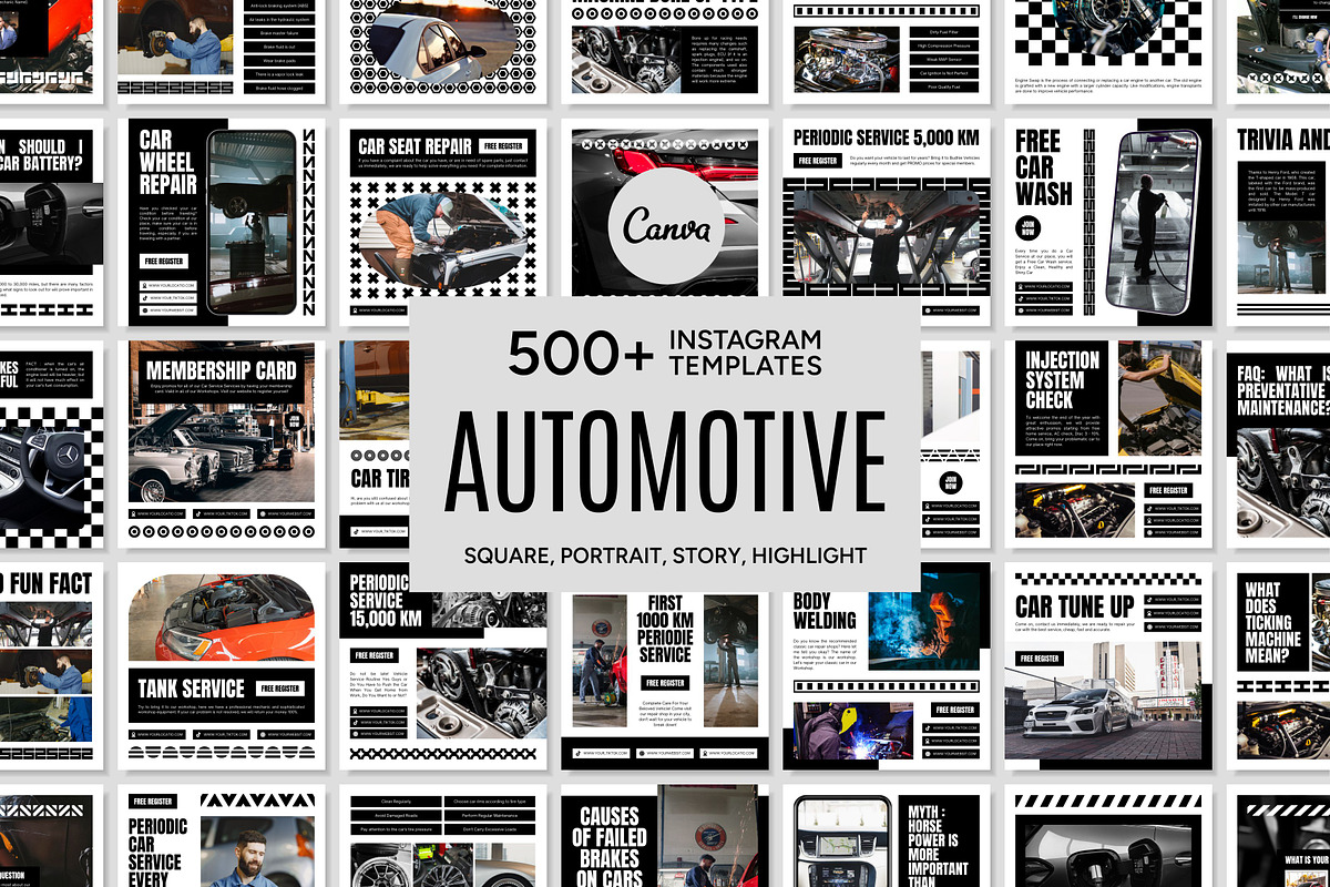 Automotive White Template, a Social Media Template by Kalubuak (Photo 1 of 10)