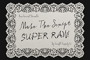 Raw Handwritten Script Bundle, a Script Font by Craft Supply Co. (Thumbnail 1 of 11)