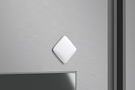 White Rhombus Fridge Magnet 3D Model, an Object 3D Model by rebrandy
