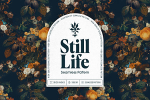 Still Life Seamless Pattern