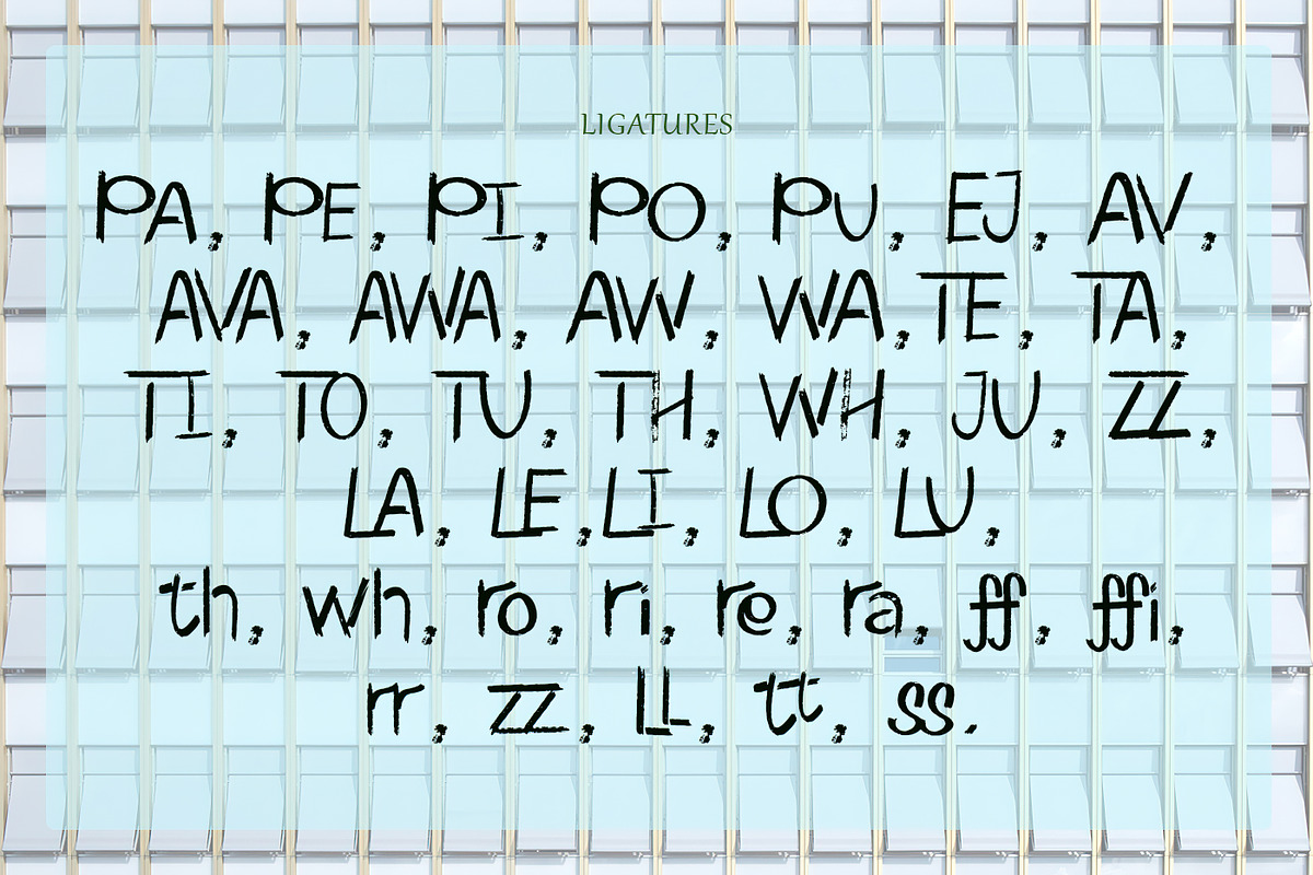 NESSUM - torn ink font, a Serif Font by CHIMERA (Photo 3 of 10)