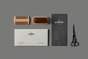Barber Shop Branding Mock-up, a Product Mockup by zippypixelstudio (Thumbnail 6 of 11)