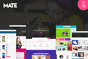 MATE | Multipurpose Material PSD, a Websites & App Template by EngoCreative.com (Thumbnail 1 of 5)
