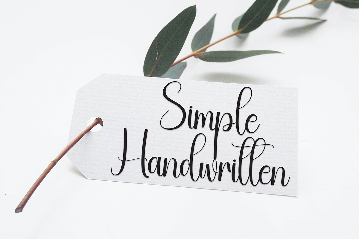 Stayhome | Script Font, a Handwritten Font by Scratchones (Photo 3 of 9)