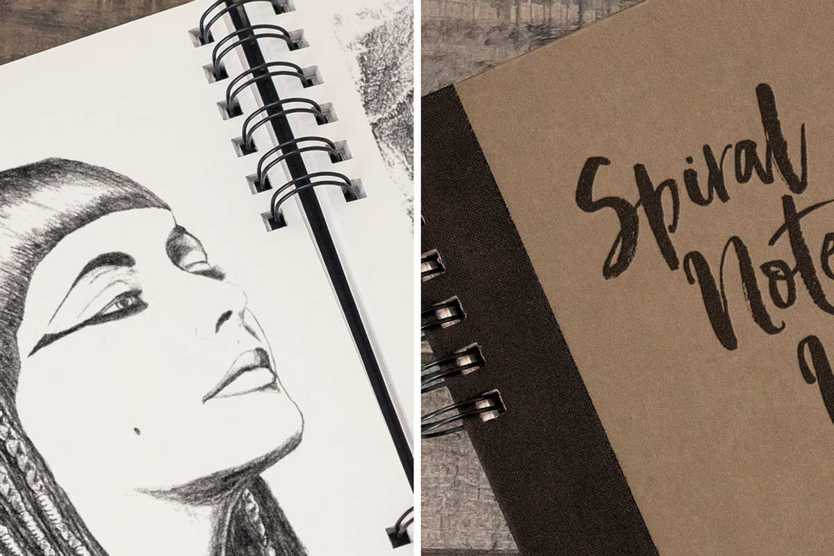 Spiral Notebook Mockups Volume 1, a Print Template by Design Panoply (Photo 2 of 5)