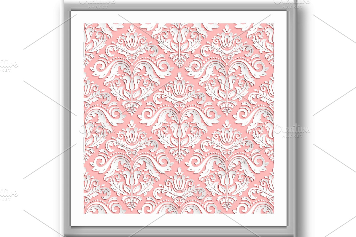 Seamless Vector Oriental Pattern, a Decorative Illustration by FineArtStudio (Photo 3 of 3)