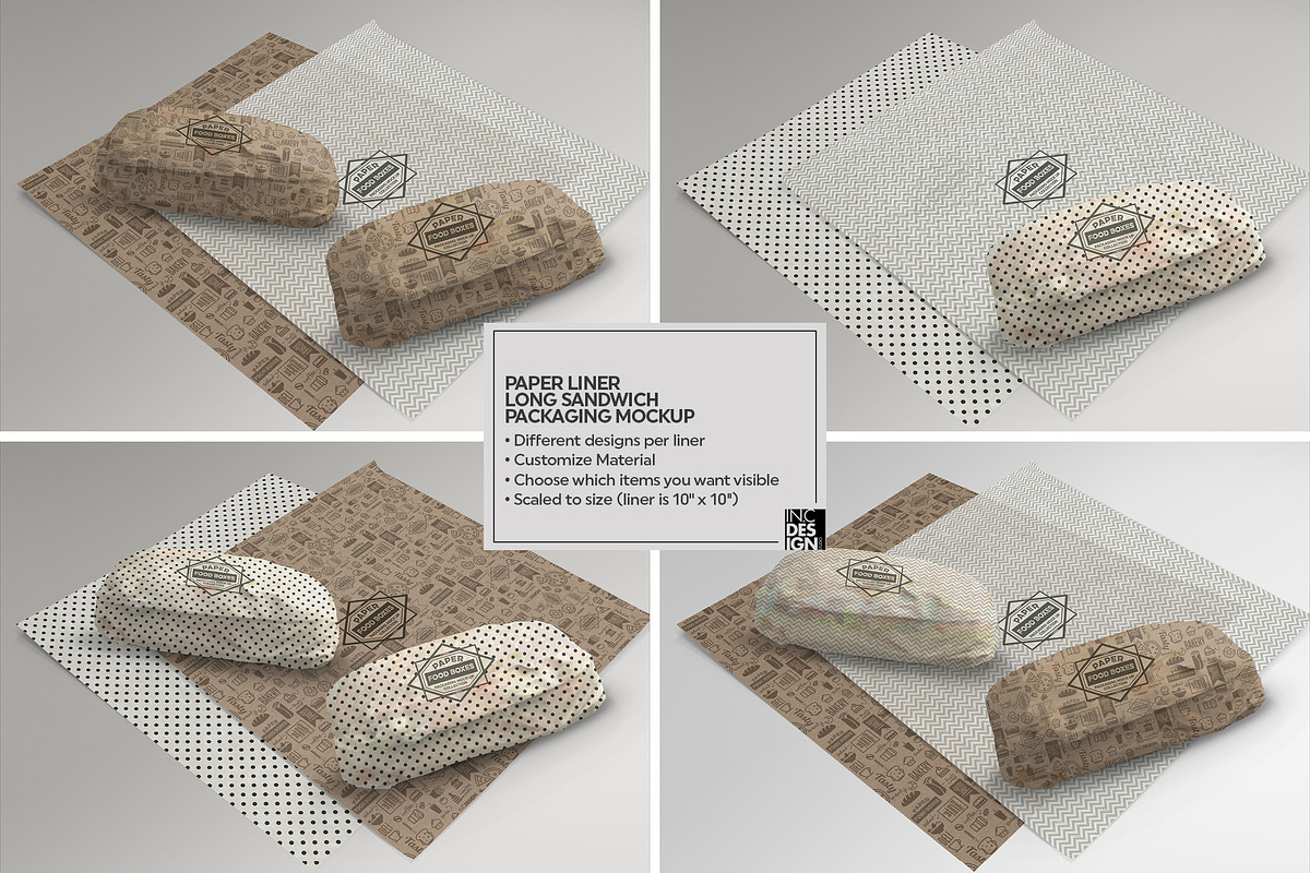 VOL.10 Food Box Packaging Mockups, a Product Mockup by INCDesign (Photo 6 of 22)