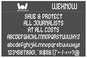 The Journalist Font, a Blackletter Font by weknow (Thumbnail 5 of 8)