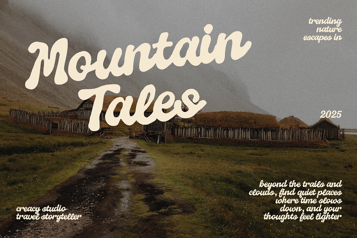 Analog Dreams – Retro Script, a Script Font by Creacy Studio (Photo 4 of 8)
