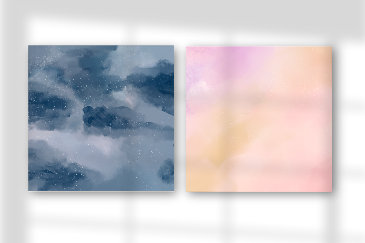 17+ Watercolor Sky Art Backgrounds, a Background Graphic by The Journey Atelier (Photo 9 of 12)