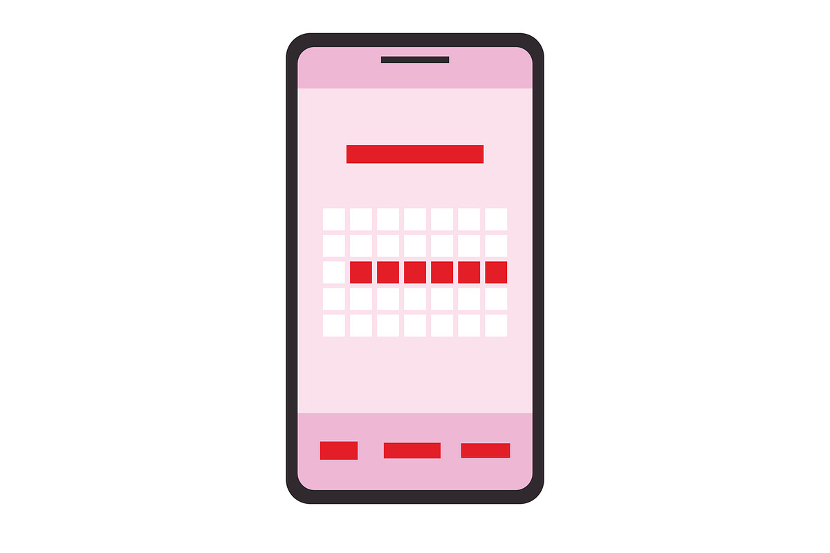 Women's Health & Menstrual Cycle, a Healthcare Illustration by the_myro (Photo 6 of 6)