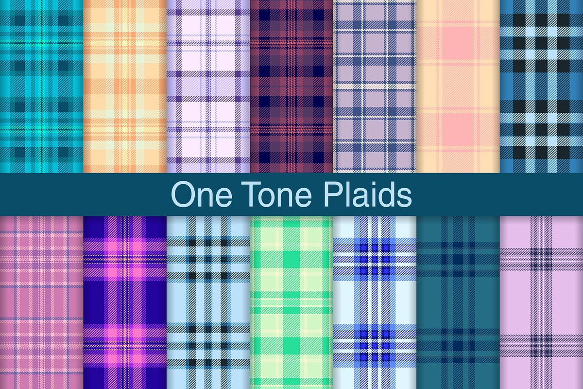 #209 One Tone Plaids, a Pattern Graphic by Plaid4You (Photo 1 of 5)