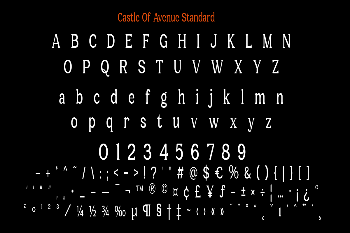 Castle Of Avenue - A Serif Family, a Serif Font by RagamKata (Photo 9 of 10)