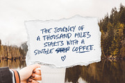 Summertime Stories, a Handwritten Font by Sam Parrett (Thumbnail 5 of 9)