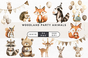 Woodland Party Animals
