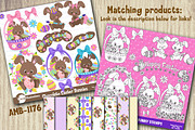 Spring Blue Nests digital papers 590, a Pattern Graphic by AMBillustrations (Thumbnail 4 of 5)