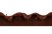 Piece of chocolate, chocolate splash, a Decorative Illustration by Allevinatis Studio (Thumbnail 3 of 4)