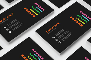 Trendy Business Card For Musicians