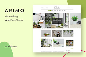 Modern Blog WordPress Theme - Arimo