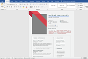 The Resume Set, a Resume Template by Cristal Pioneer (Thumbnail 4 of 7)
