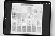150 Fine Liner Brushes for Procreate, a Brush Add-On by Disyukov (Thumbnail 6 of 8)