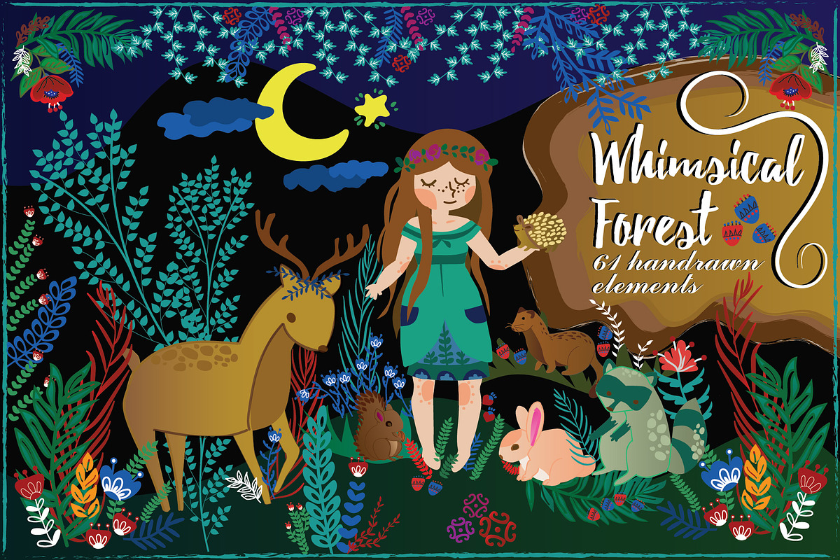 Whimsical Forest, an Animal Illustration by Arie Clares (Photo 1 of 4)
