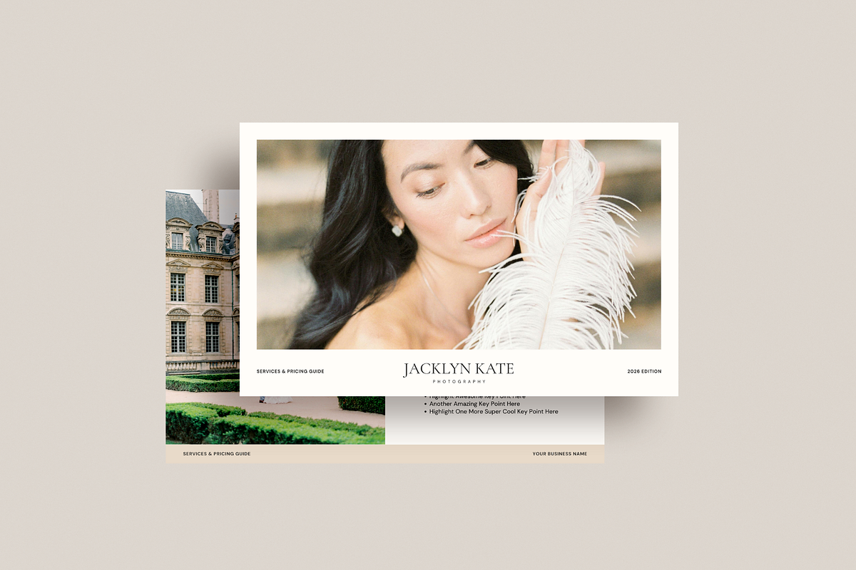 Pricing Guide Photography | Canva, a Presentation Template by Rosetta Lane Design (Photo 1 of 9)