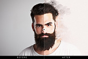 Vivid Paint Watercolor Ps Action, an Action Add-On by ridvanpars (Thumbnail 9 of 10)