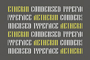 Aetherin Retro Modern Condensed Sans, a Sans Serif Font by BrandSemut (Thumbnail 4 of 8)