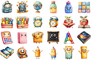 Whimsical Back to School Clipart, an Illustration by Sublimation Artist (Thumbnail 2 of 6)