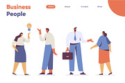 Business people vector bundle, a Person Illustration by Vector_Art (Thumbnail 18 of 18)