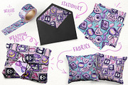 Witch & Tarot Seamless Patterns, a Pattern Graphic by Sonch' s Curiosities (Thumbnail 2 of 3)